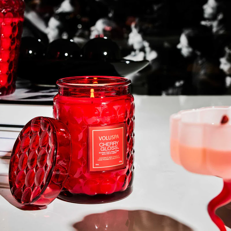 Cherry Gloss | 18oz Large Candle display