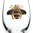 Queen Bee Jeweled Stemless Wine