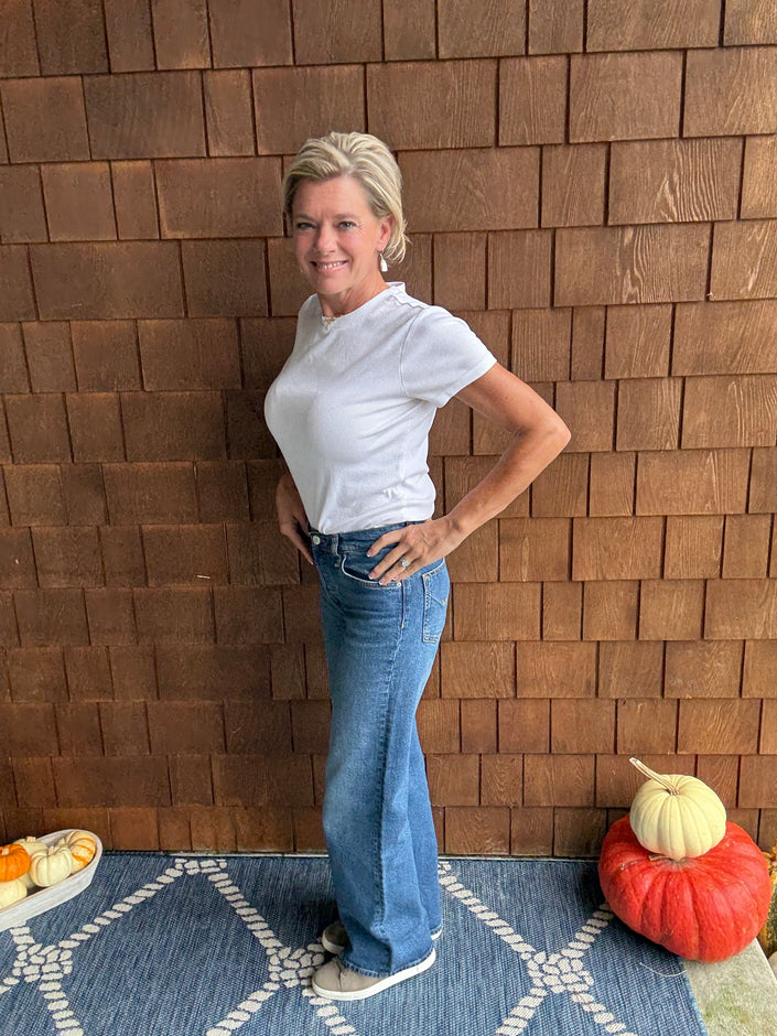 ROSIE HIGH-RISE WIDE LEG W/CVRD BTN FLY left side