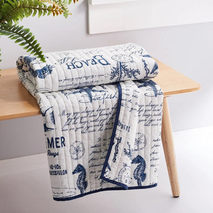 Beach Life Quilted Throw
