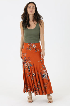Jubilee Printed Maxi Skirt front