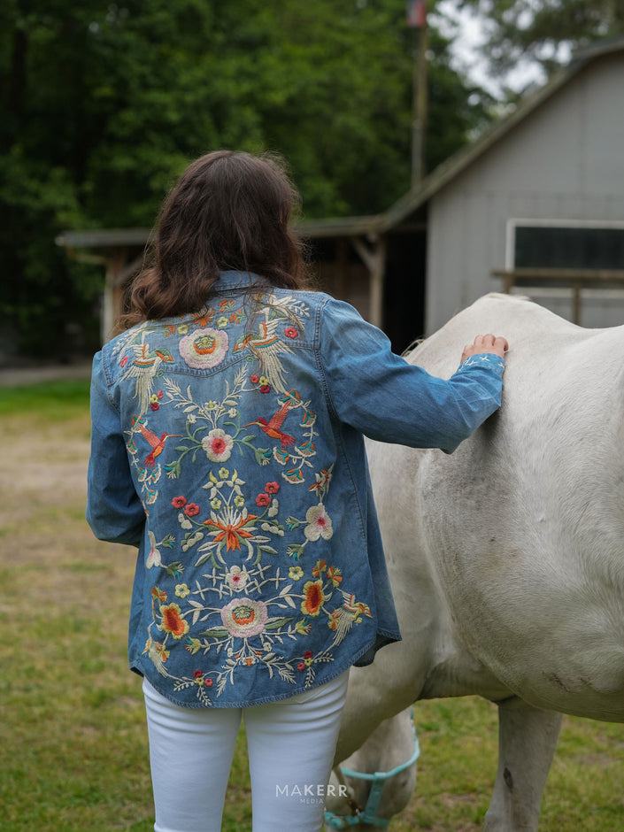Coastal Hummingbird Shirt X  RachelleM