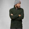 Fjallraven Ovik Men's 1/2 Zip Sweater | 662 Deep Forest front