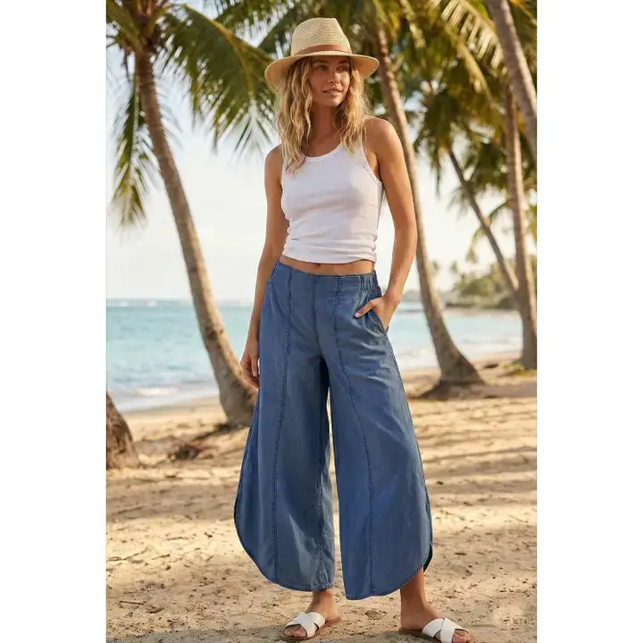 Tulip Washed Denim Relaxed Jean