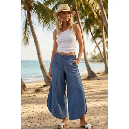 Tulip Washed Denim Relaxed Jean