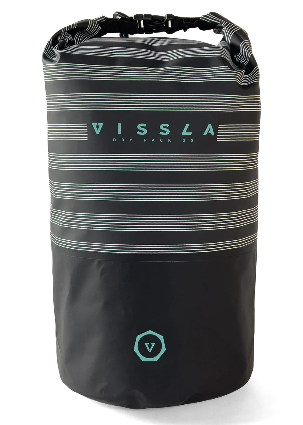 Vissla 7 Seas Dry Pack 20L - Black Stripe