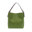 Joy Hobo Handbag - Forever Green & Coffee Handle