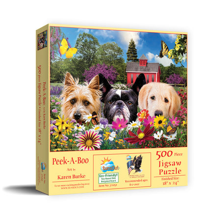 Peek-A-Boo 500 PC Puzzle box