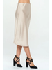 Kelly Elastic Waist Skirt beige