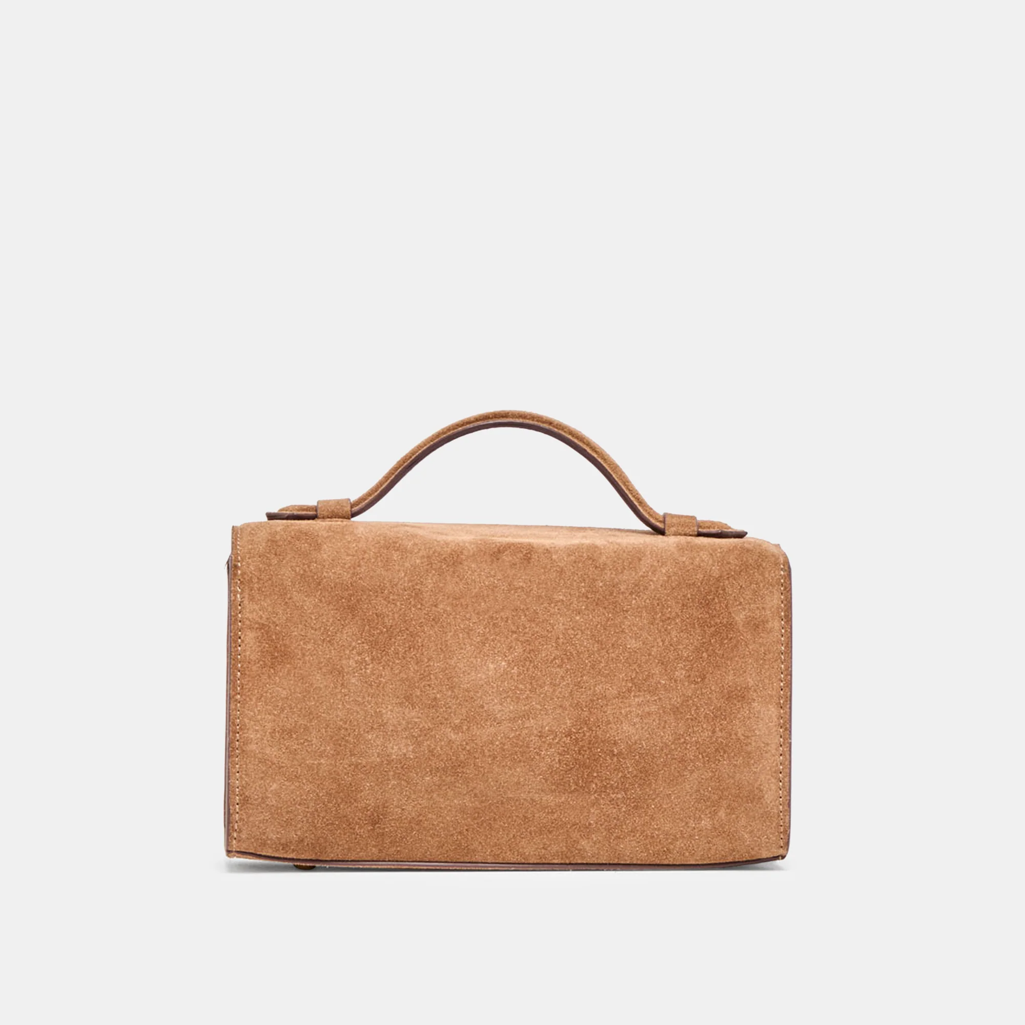 CHRIS Top Handle Crossbody | Camel back