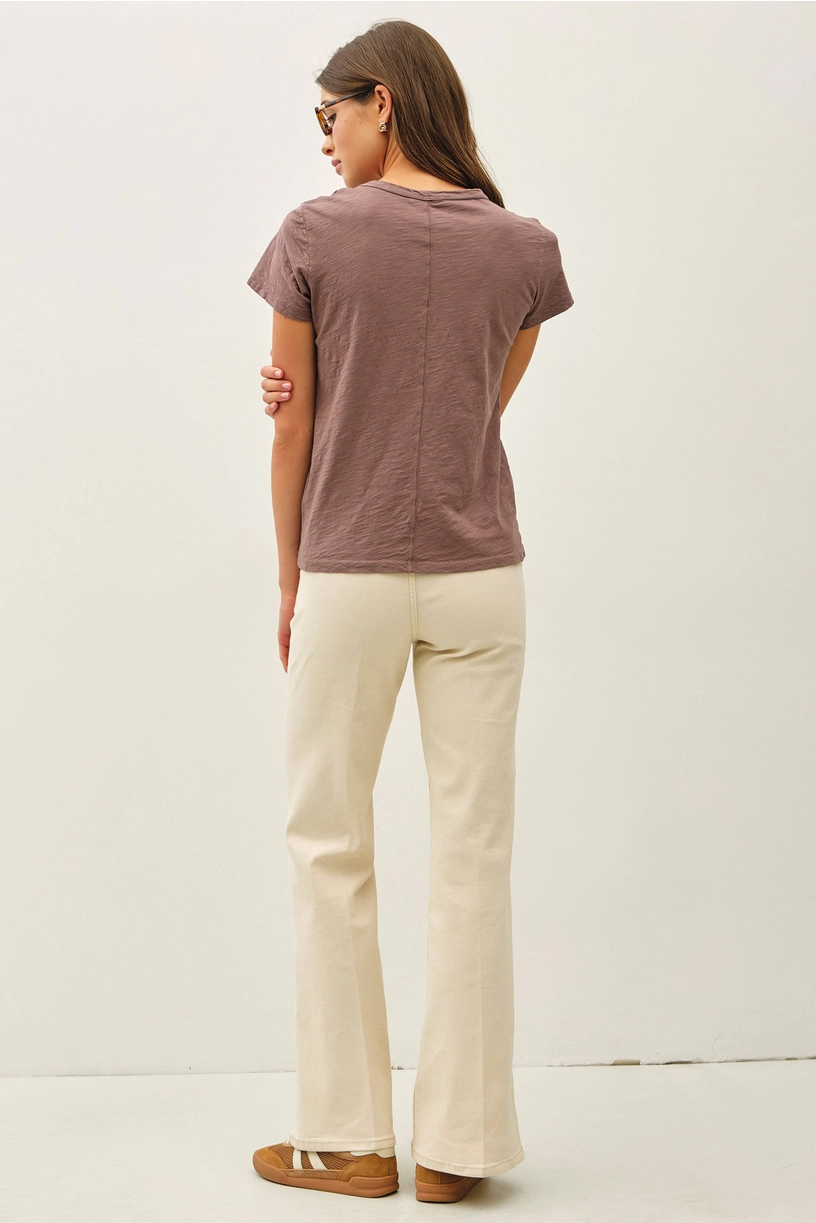 The Delilah Cotton Slub Tee
