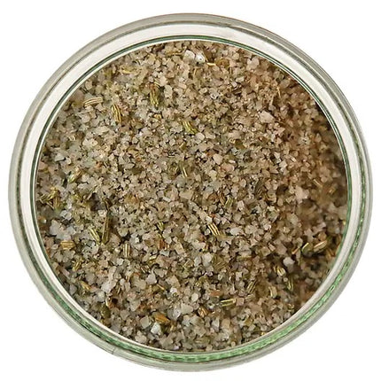 Grey Salt  Glass Jar 2oz