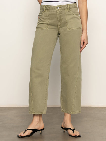 DISTRICT COLUMN ANKLE JEAN bamboo front