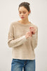 Gradiant Tone Striped Boxy Sweater
