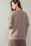 Sandra Stitched Edge Knit Cardigan back