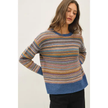 The Fall Colors Striped Sweater