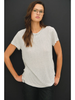Martha Round Neck Relaxed Basic Tee, charcoal-front