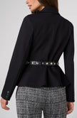 Bonnie Belted Peplum Blazer