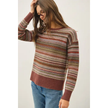 The Fall Colors Striped Sweater