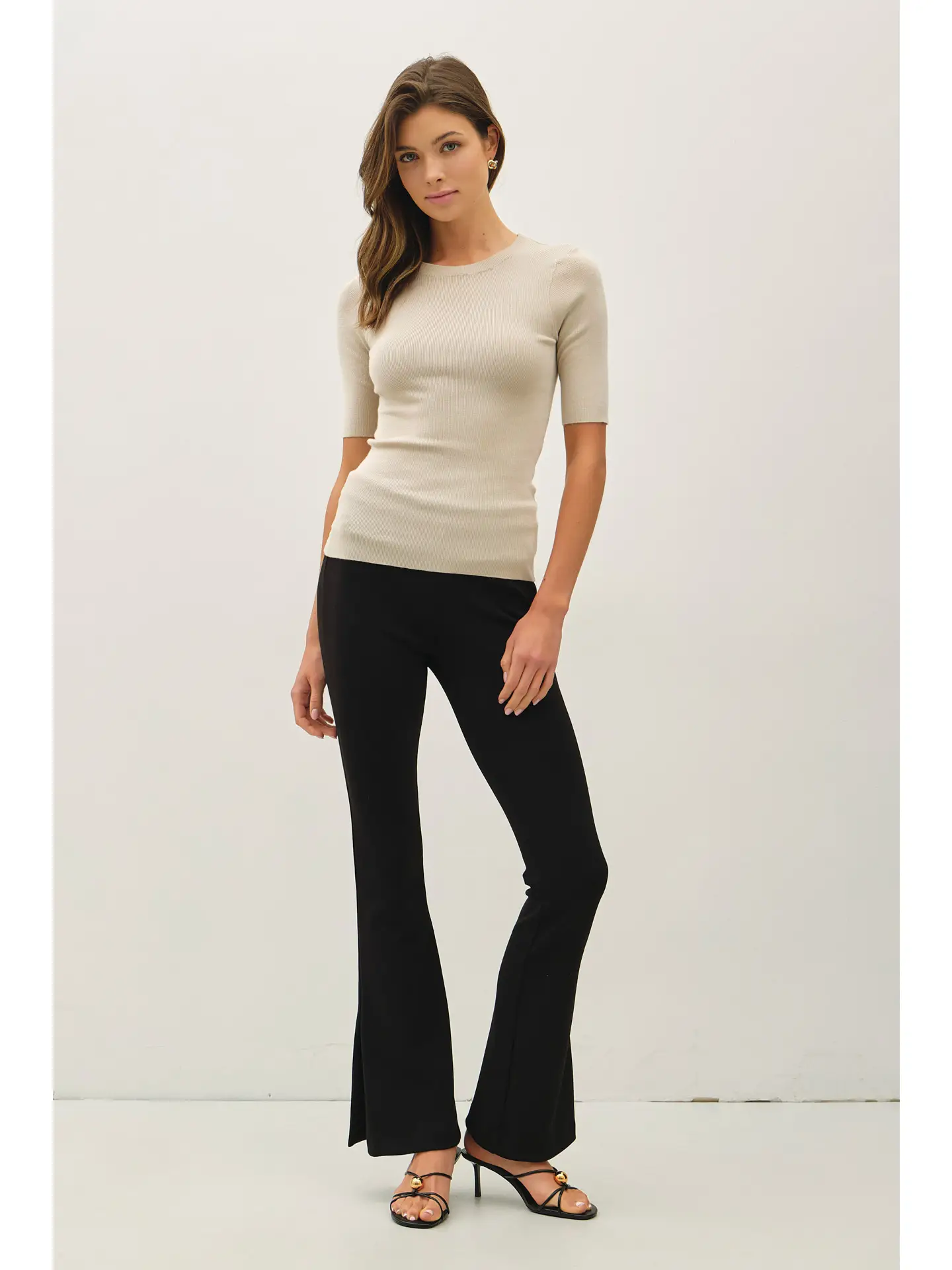 Classic Solid 1/2 Sleeve Top