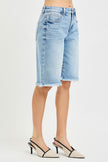 Tummy Control Slouchy Bermuda Shorts