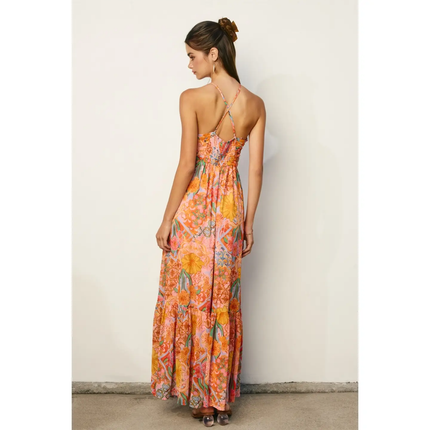 Presley Babydoll Maxi Dress back