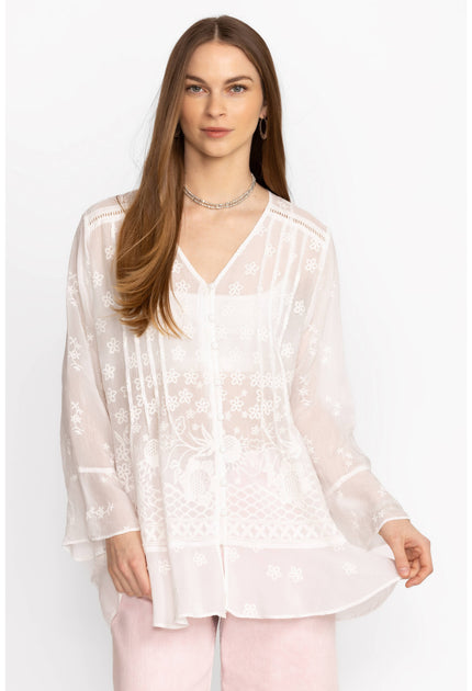 Johnny Was Fleur Du Jour Tunic front