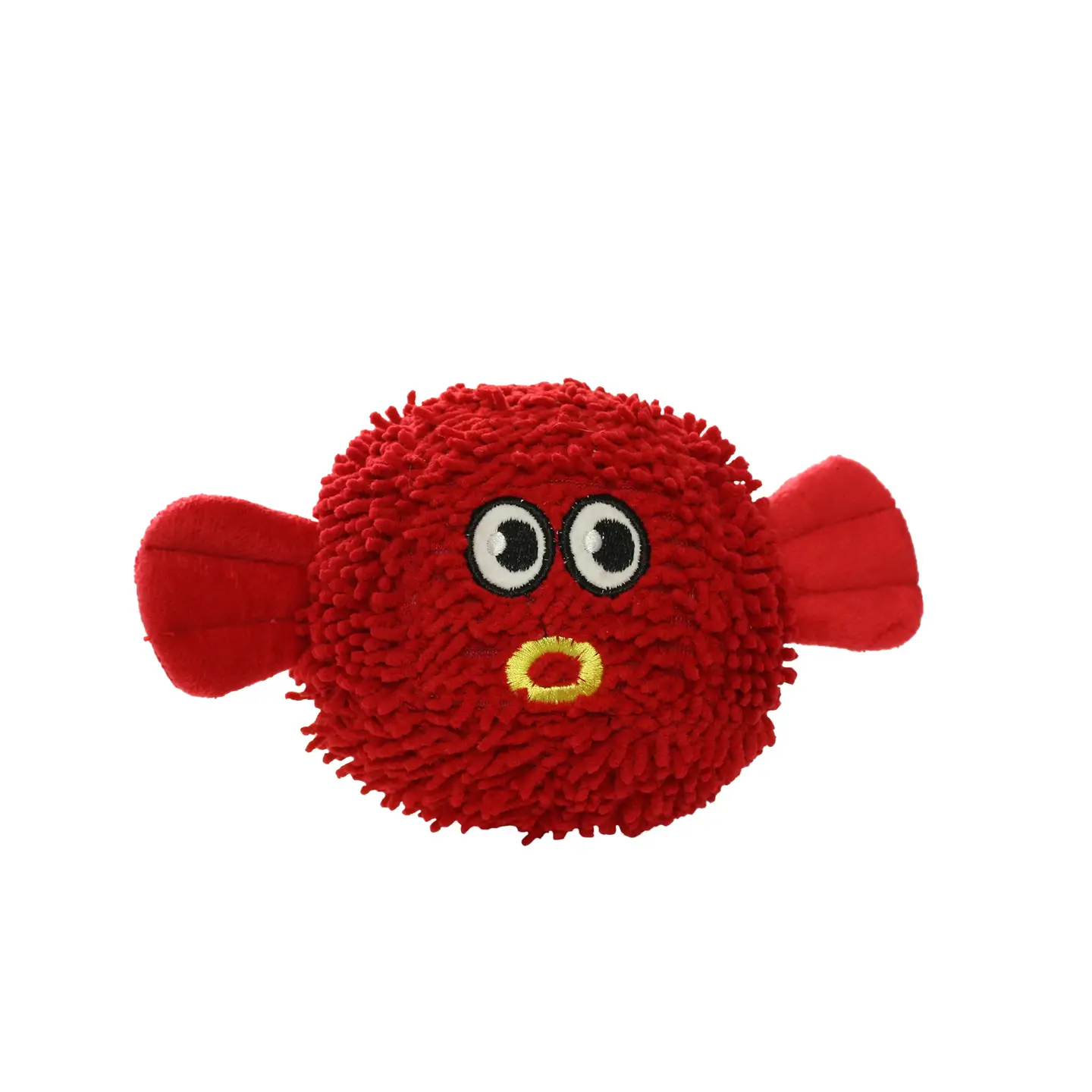 Mighty Microfiber Ball Blowfish, Durable, Squeaky Dog Toy