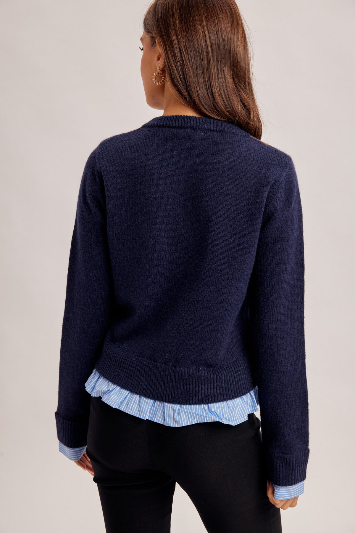 Gilly Stripe Argyle Cardigan