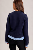 Gilly Stripe Argyle Cardigan