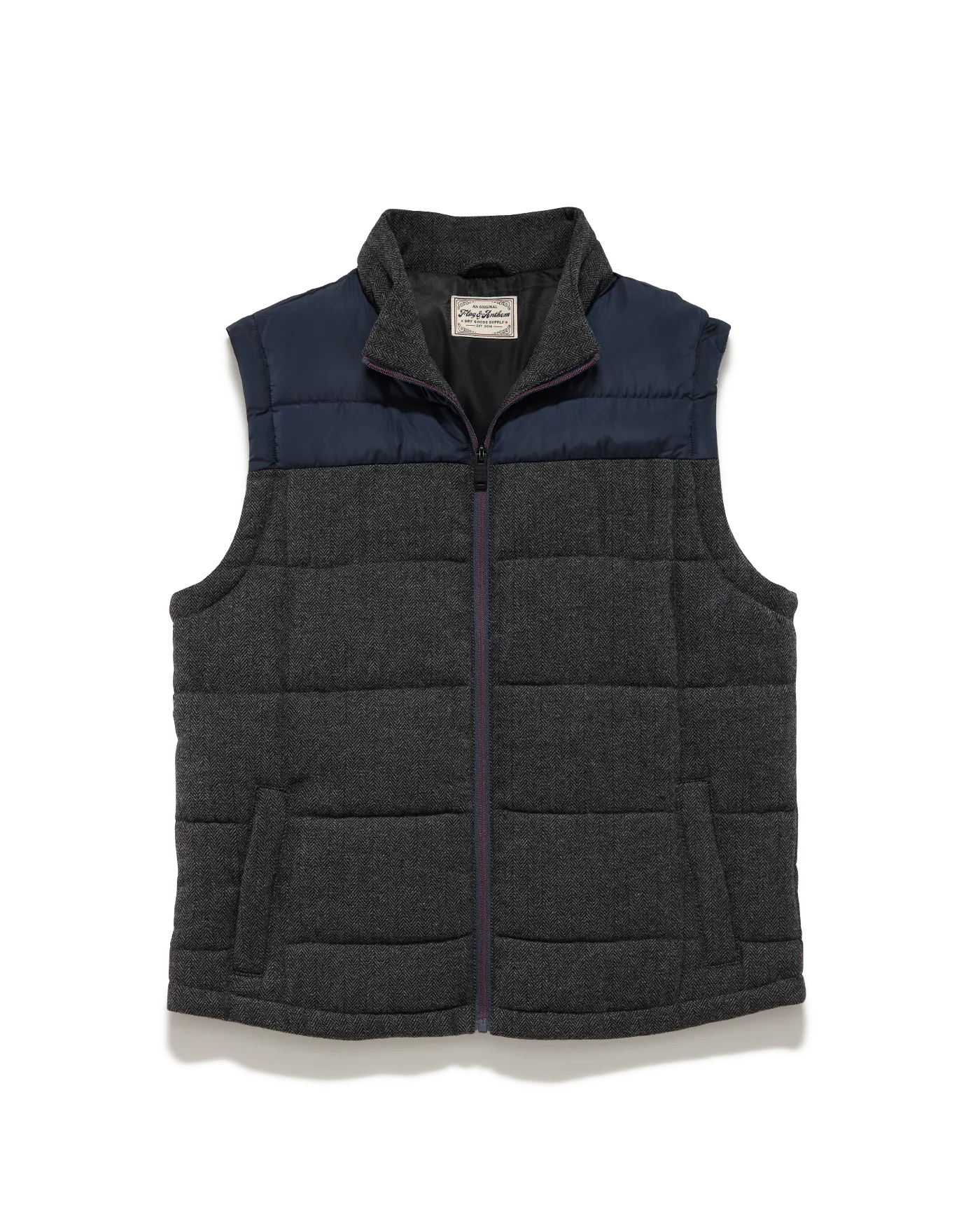 CROWDER MIXED MEDIA PUFFER VEST