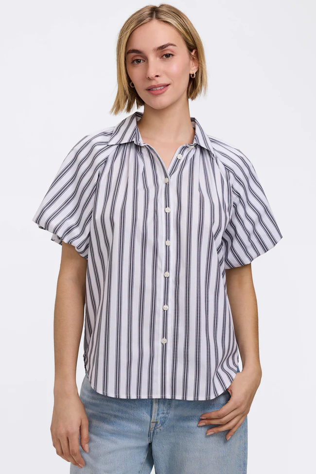 Paula Puff Sleeve Button Down Shirt