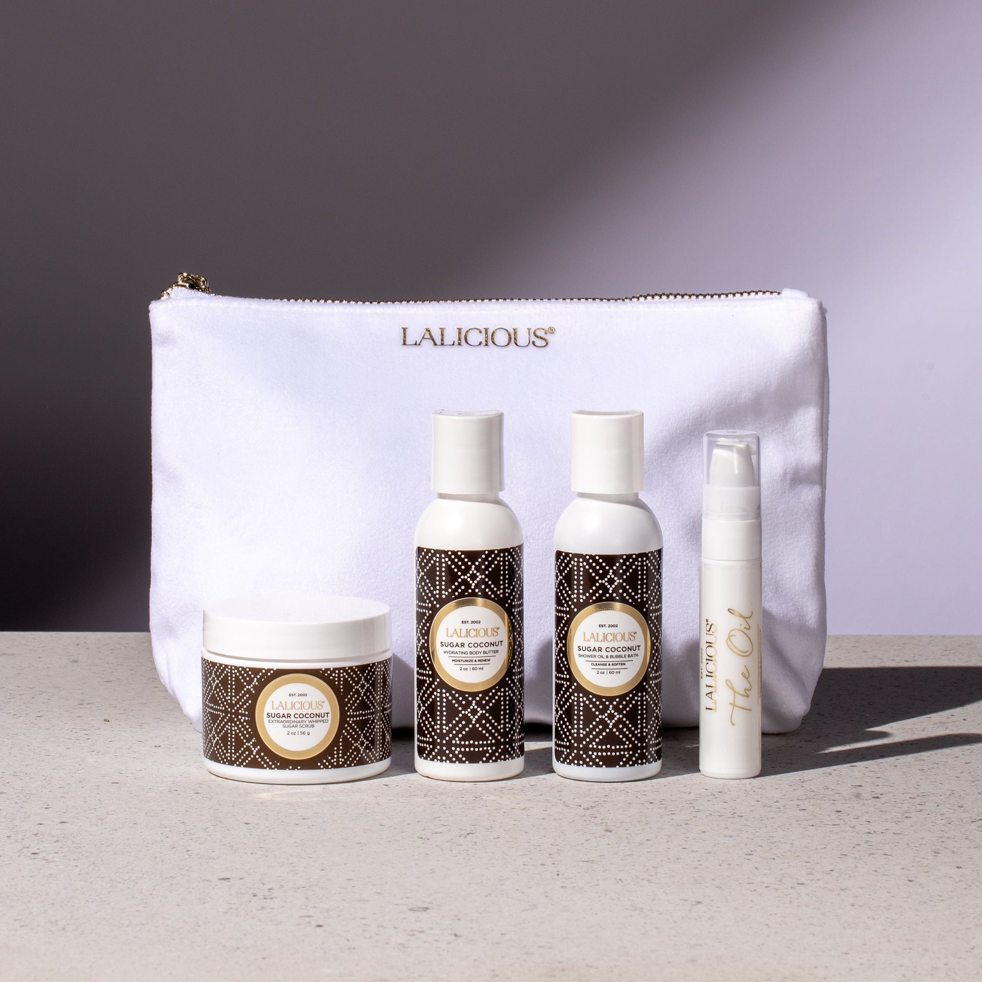 Lalicious  Core Travel Set | Sugar Coconut