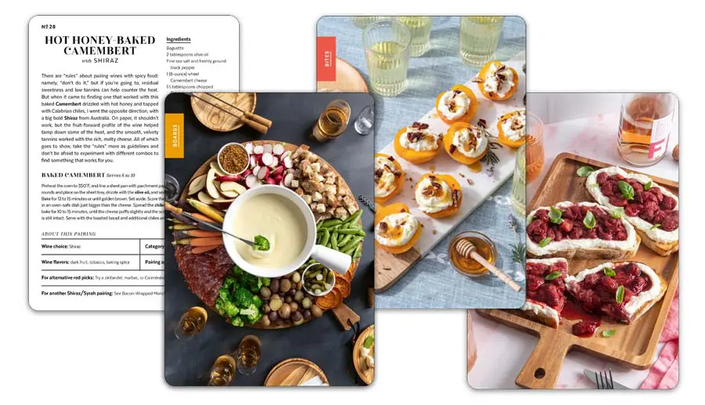 The Wine and Cheese Board Deck by Meg Quinn cards inside