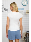 Layla Exposed Seam Knit Top back