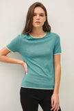Faux layered Essential Sweater Tee