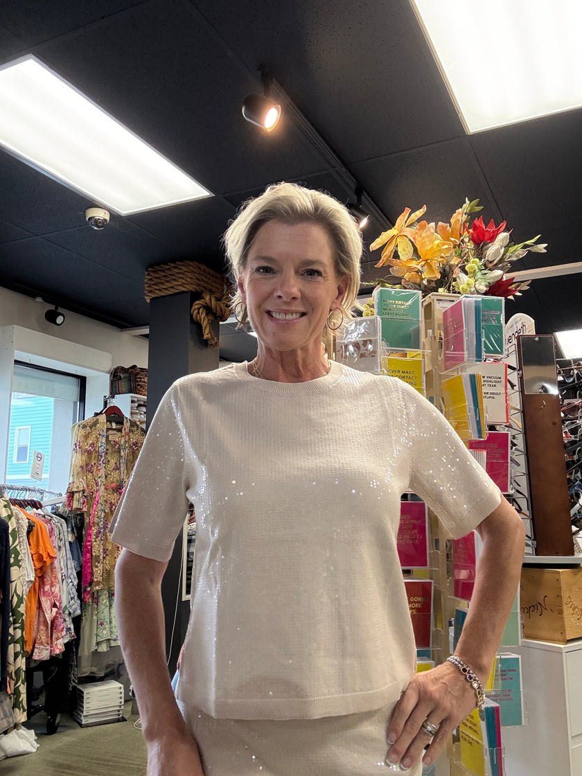 SPARKLE SEQUIN SWEATER