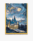Vintage Starry Night Premium Scarf