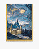 Vintage Starry Night Premium Scarf