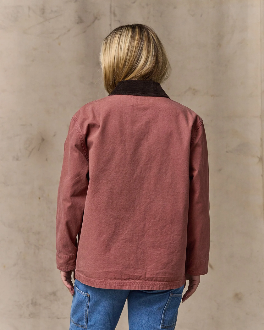 Filson Canvas Barn Coat, mahogany-back