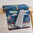 Christmas Cottage Quilted Throw