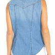 Sleeveless Slim Shirt