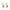 E277-GLD-PAV/CLR GOLD CRYSTAL HUGGIES WITH SLIDE ON PAVE DISC