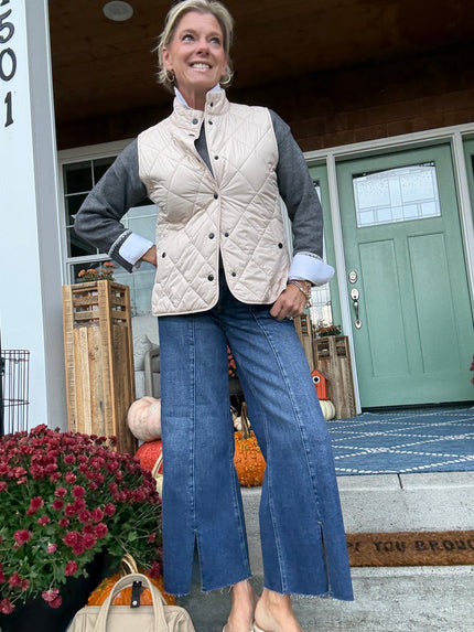 Ilse Jacobsen Beat 01 Quilted Short Vest