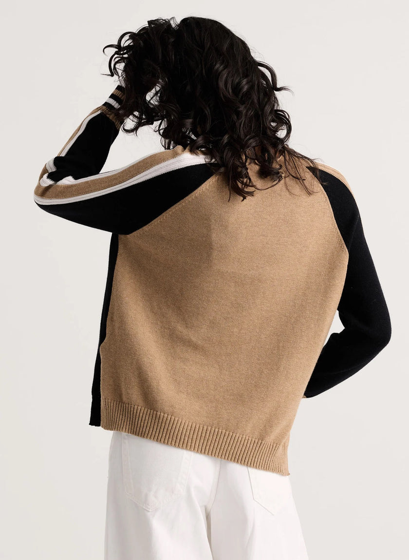 TWO-WAY FUNNEL NECK Sweater