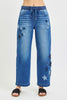 Oregon Stars Crop barrel Pant front