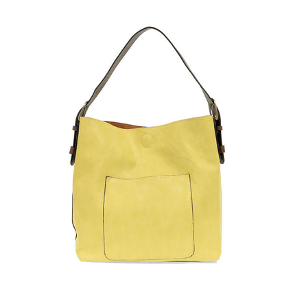 Joy Hobo 2 In 1 Handbag Lemon Zest / Coffee Handle