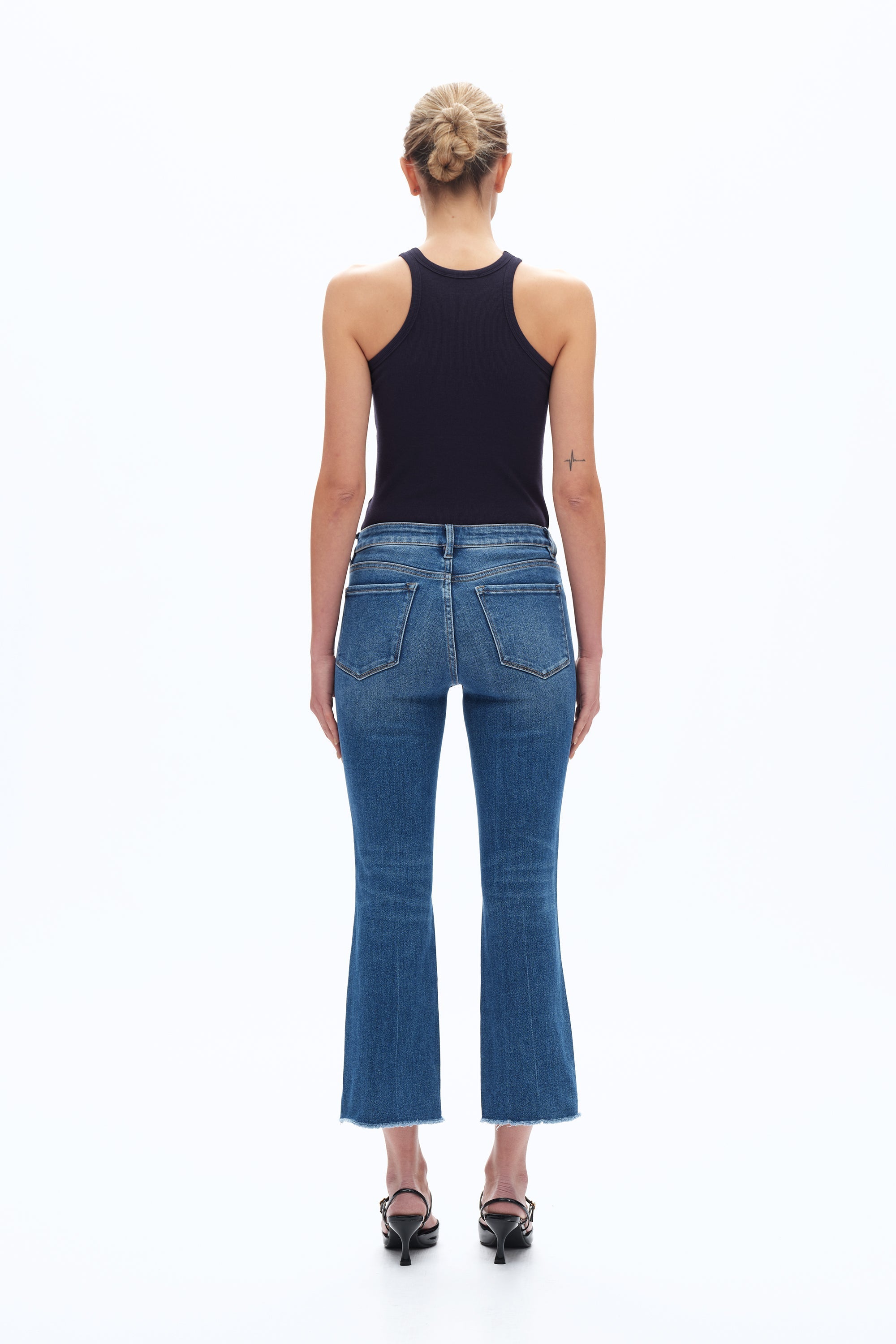 MID RISE BOOTCUT back