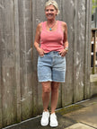 90'S BOYFRIEND FIT DENIM SHORT