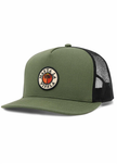 Solid Sets Trucker Hat Army front
